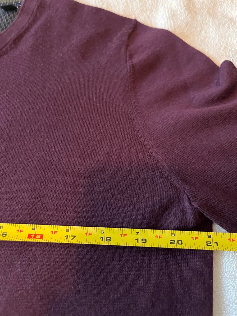 Ted Baker Men's V-Neck Sweater in Plum